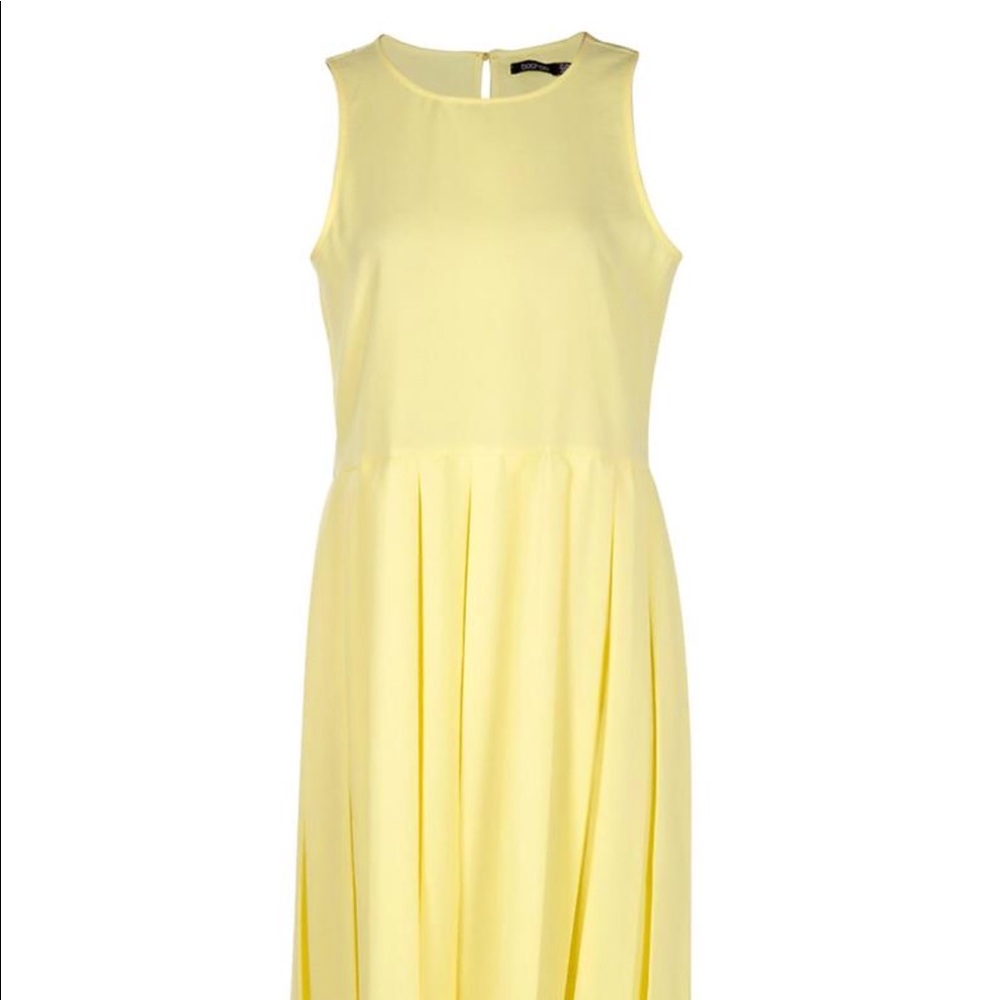 Pleated Midi Dress